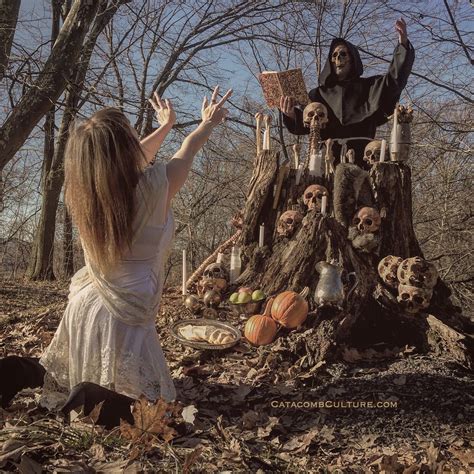 Occult ceremonies on halloween